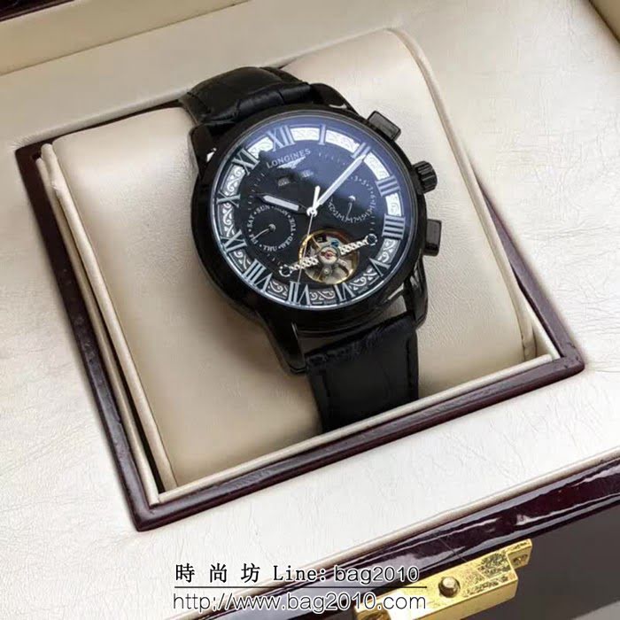 LONGINES浪琴 多功能新品 精品男士腕表 WSS0358